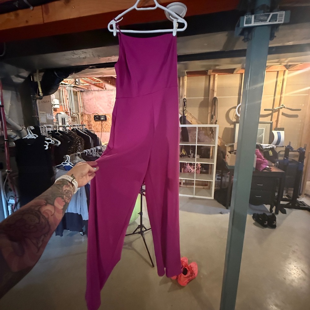 Elegant One Shoulder Jumpsuit